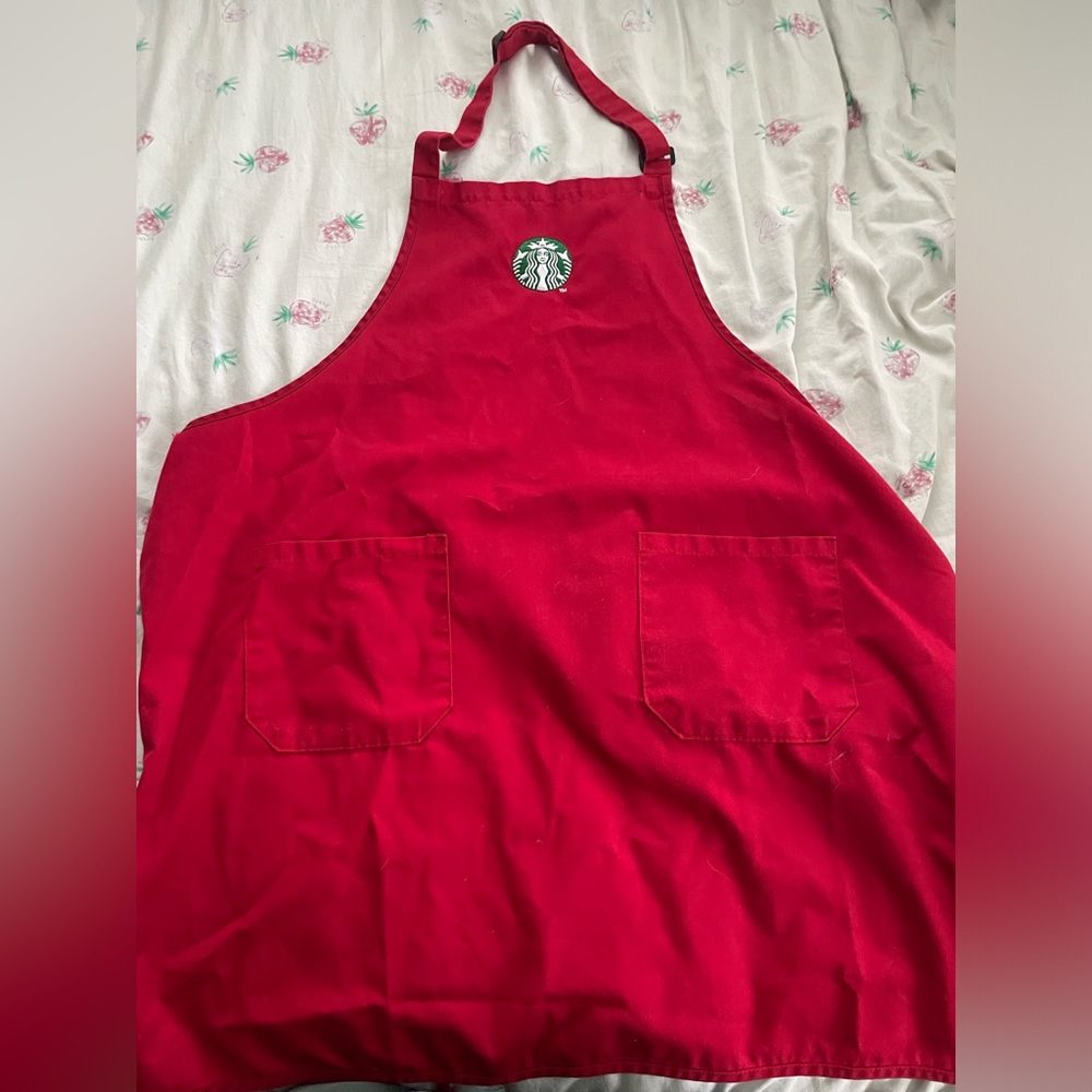 Starbucks holiday apron